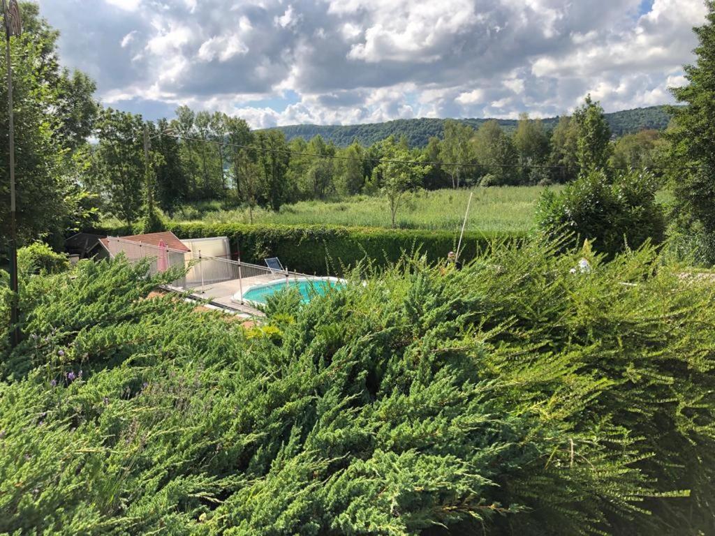 Maison/Gîte familial dans le Jura à 200m du lac avec piscine privée Marigny  Esterno foto